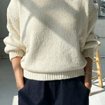 Zoe Cotton Sweater - Naturel