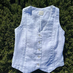  Violette Vest - White flat lay view