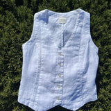  Violette Vest - White flat lay view