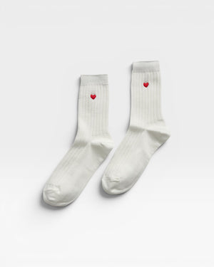 Classic White + Heart