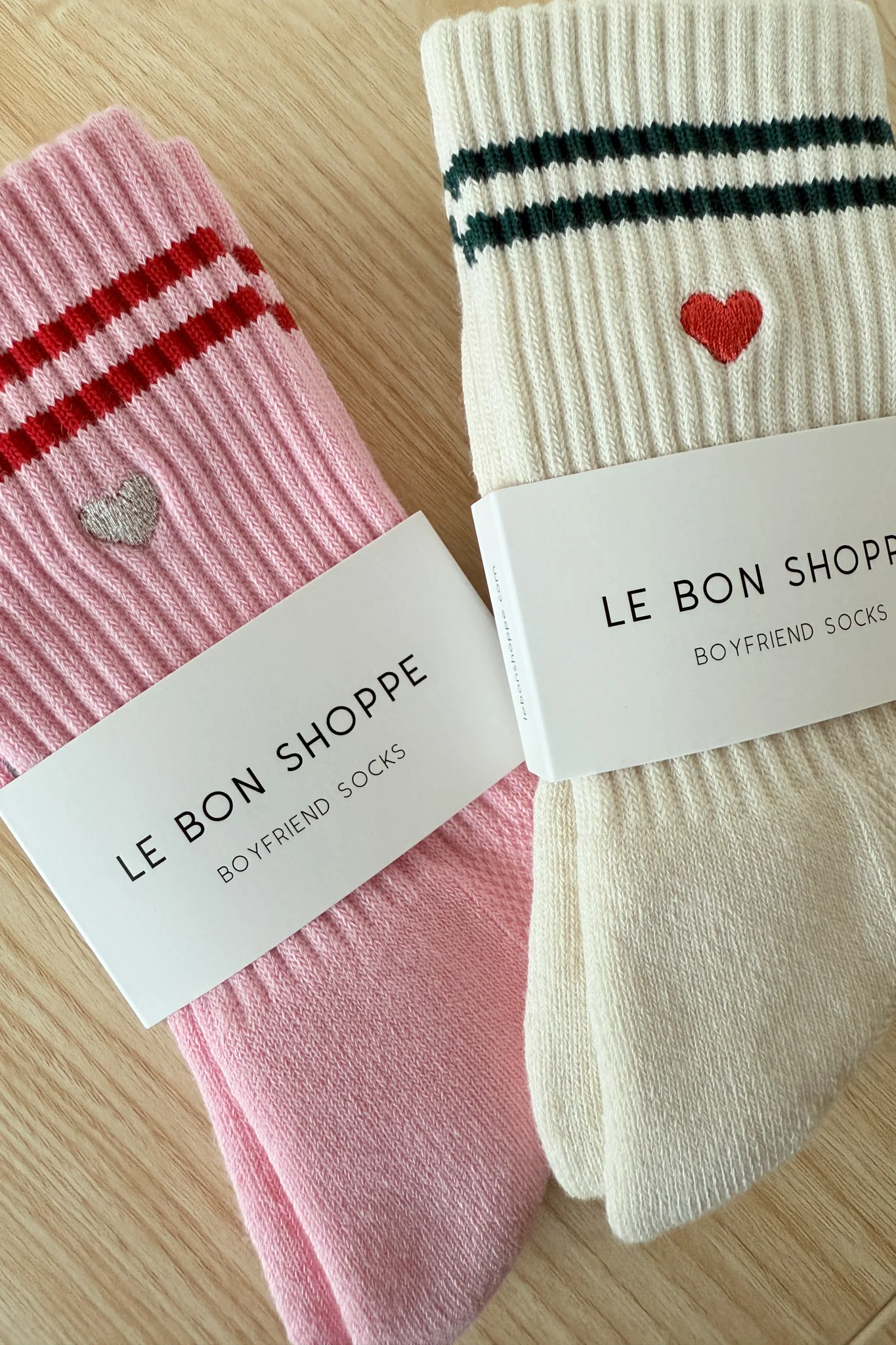 Embroidered Boyfriend Socks
