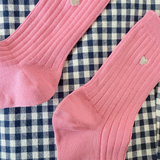 Embroidered Her Socks
