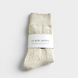 Cashmere Pointelle Socks — view 8