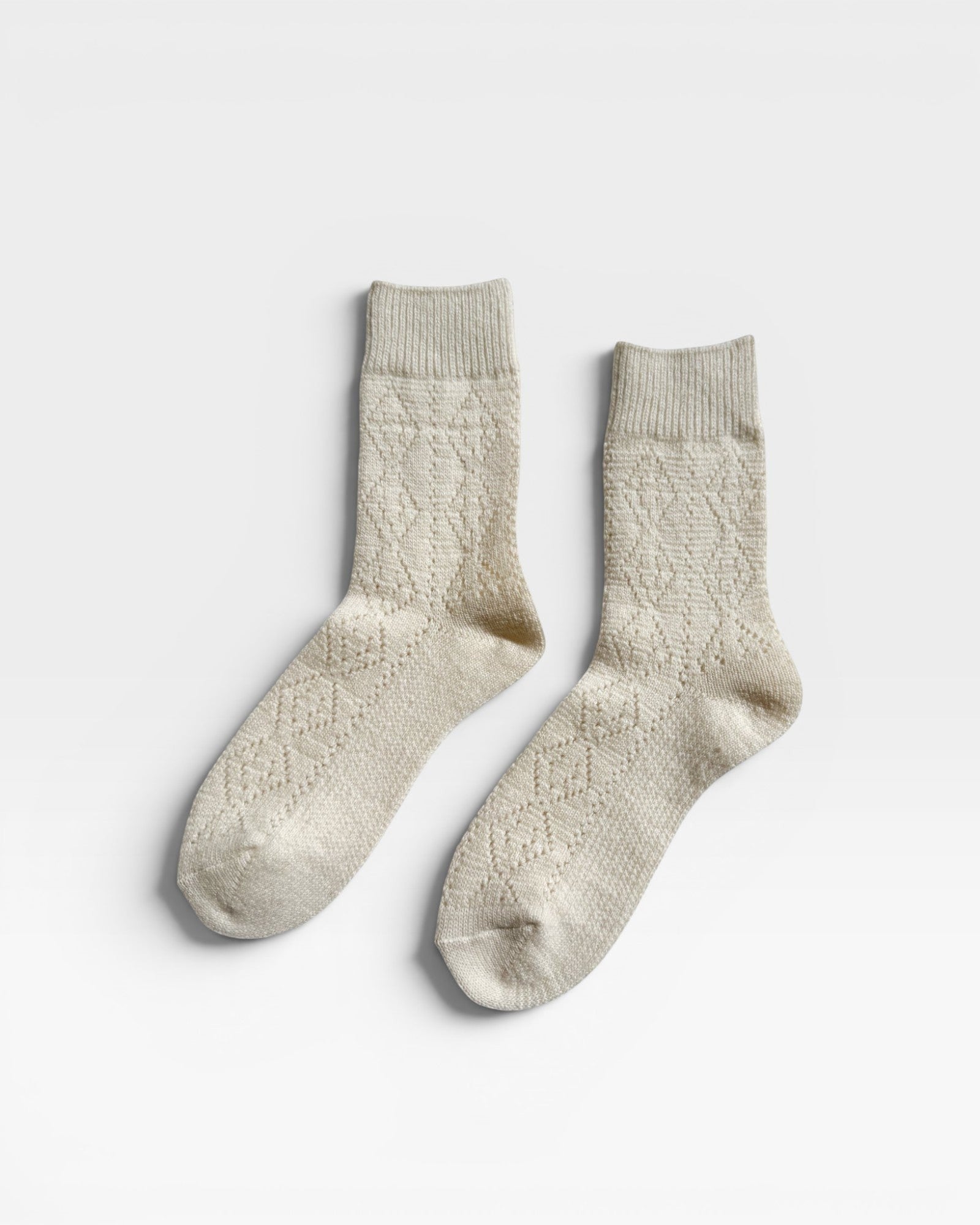 Cashmere Pointelle Socks — view 5
