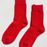 Cashmere Pointelle Socks