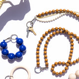 Big Bead Phone Necklace - Natural