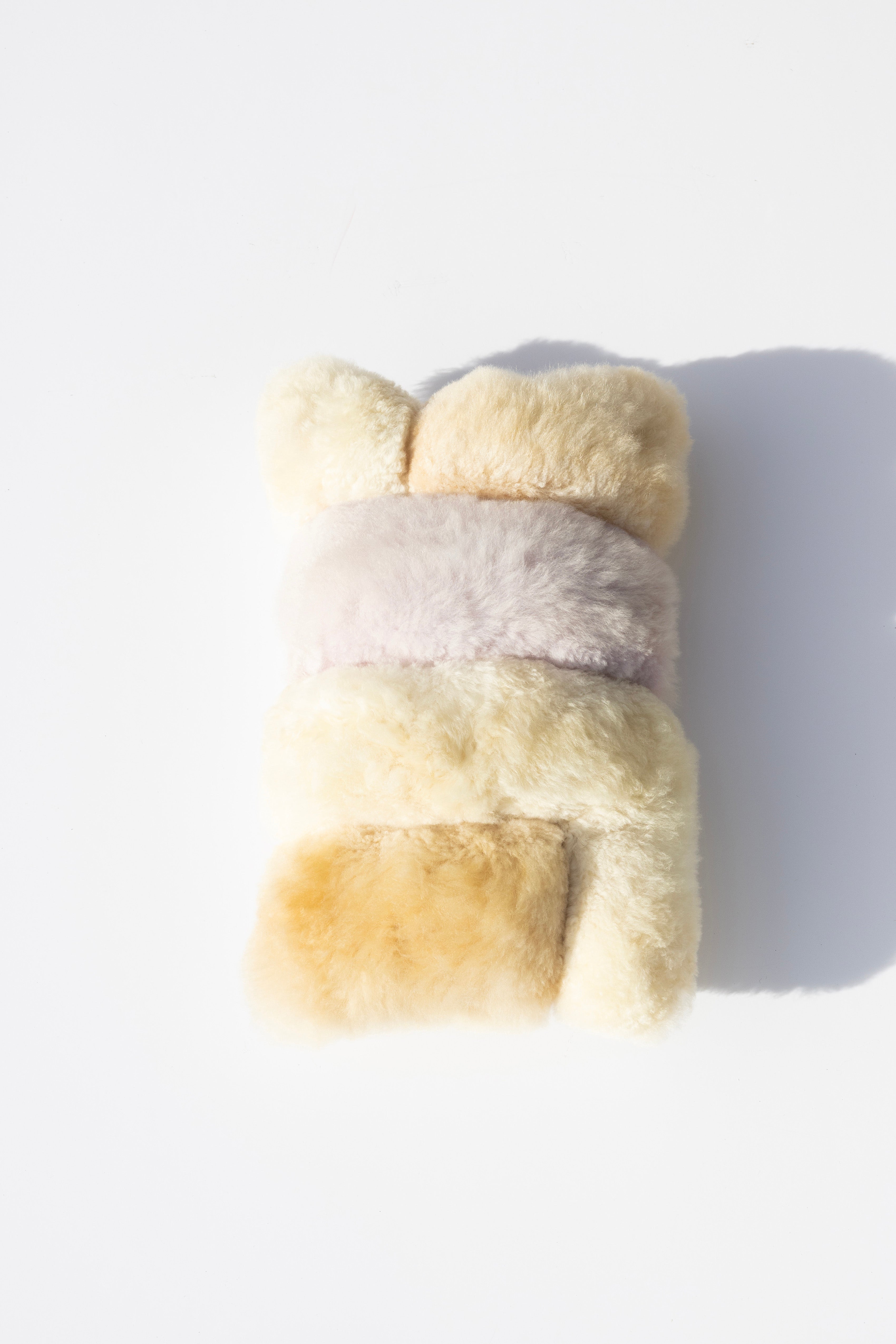 Alpaca Colorblock Lumbar Pillow