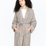 Jones Sweater Coat in Mushroom with belt