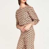 Bozeman Pullover - Milkweed Coeur Jacquard
