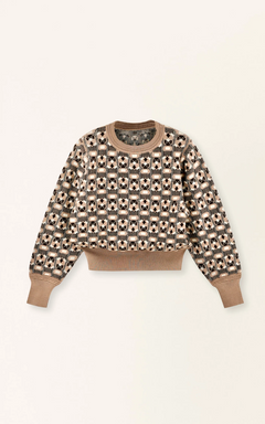 Bozeman Pullover - Milkweed Coeur Jacquard