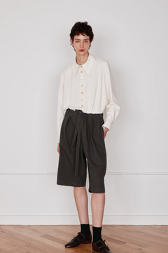 Scottie Culottes - Black & Camel Gingham