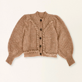 Moritz Embroidered Cardigan - Brownie