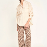 Dover Knit Pant - Milkweed Coeur Jacquard