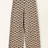 Dover Knit Pant - Milkweed Coeur Jacquard