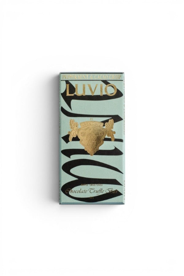 Loco Love Peppermint & Cacao Crisp Luvio Chocolate Bar