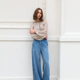 Ava Shirt - Nude Sparkle