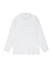 Flat Lay view of Linen Relaxed Shirt - Powder