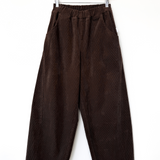 Corduroy Arc Pants - Chocolate
