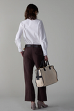 Cooper Shirt - White Poplin view from back