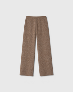 VIR VITA Magda Cashmere Pant in Toasted Walnut, flat lay front view
