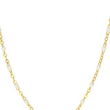14K Enamel Bead Piatto Chain Necklace