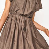 Vienna Maxi Dress - Walnut
