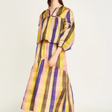 Brighton Skirt - Citron Plaid
