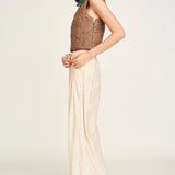 Lecce Wide Leg Pant - Alabaster
