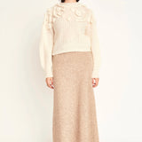 Moritz Embroidered Pullover - Alabaster