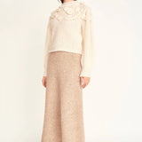 Moritz Embroidered Pullover - Alabaster