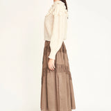 Moritz Embroidered Pullover - Alabaster