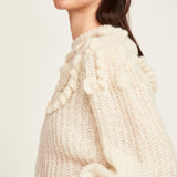 Moritz Embroidered Pullover - Alabaster