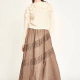 Moritz Embroidered Pullover - Alabaster