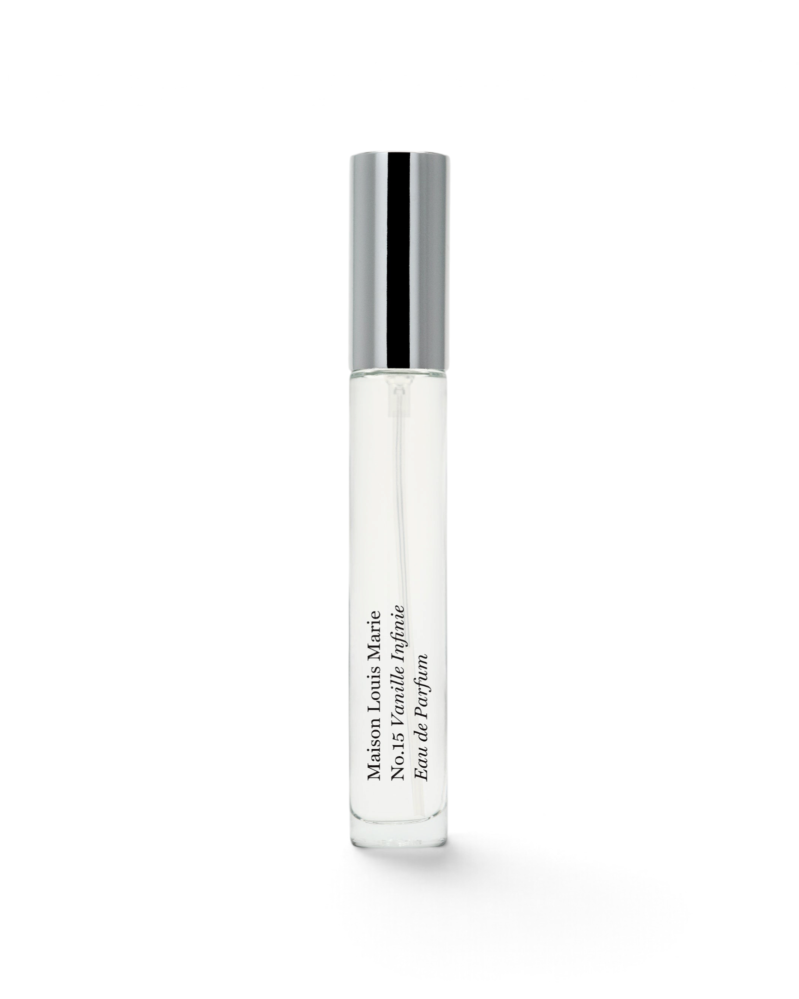 Maison Louis Marie No.15 Vanille Infinie Eau de Parfum Travel Spray — travel spray with box, front
