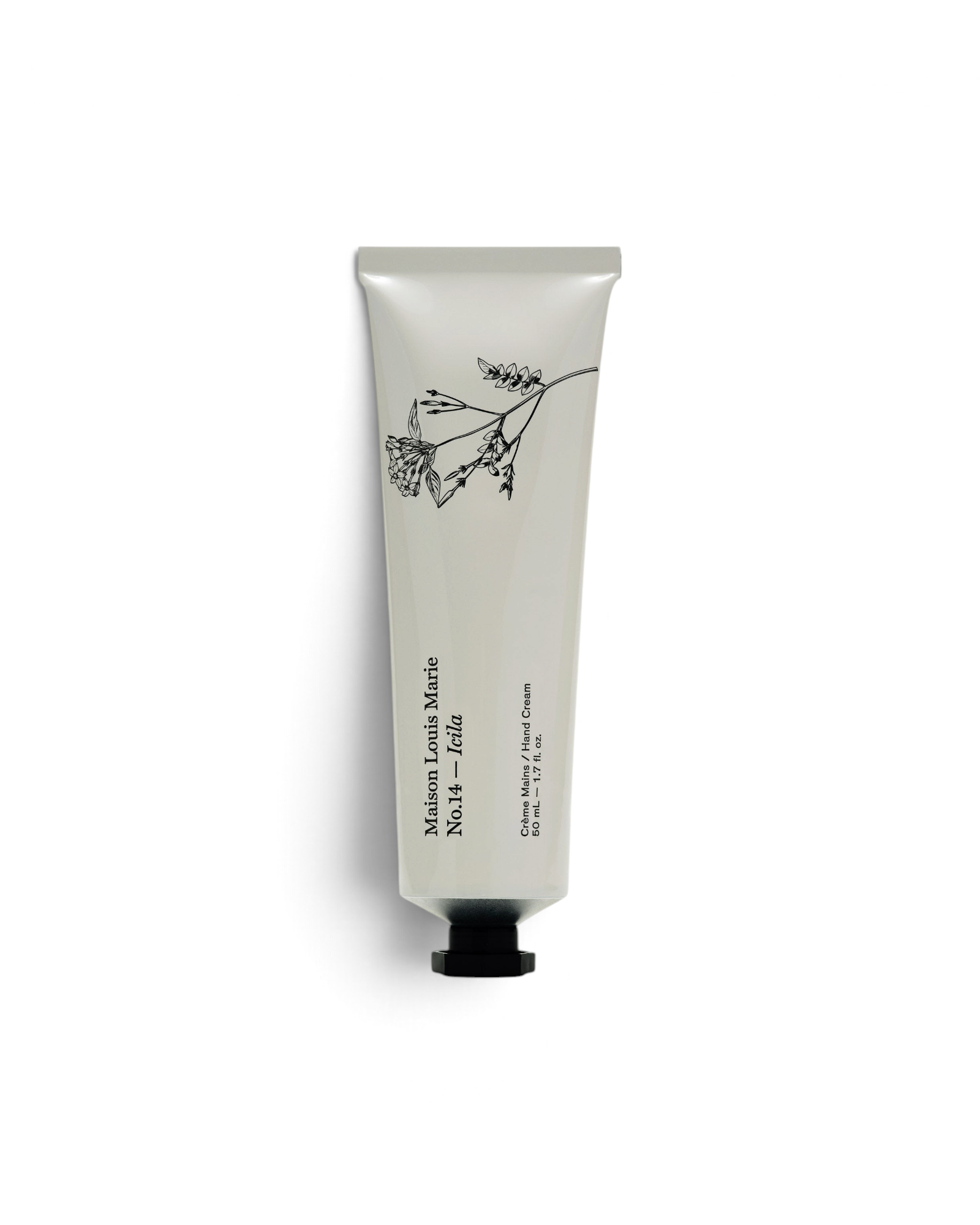 Maison Louis Marie No.14 Icila Hand Cream — tube and box, front