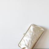 Manuela Classic Clutch - Platino