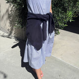 Marianne Dress - Blue Stripe
