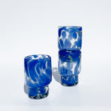 Marta Stackable Glass - Blue & Clear