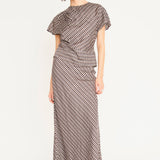 Marais Silk Top - Shadowline Plaid