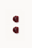 No. 1 Claw Clip Set - Bordeaux