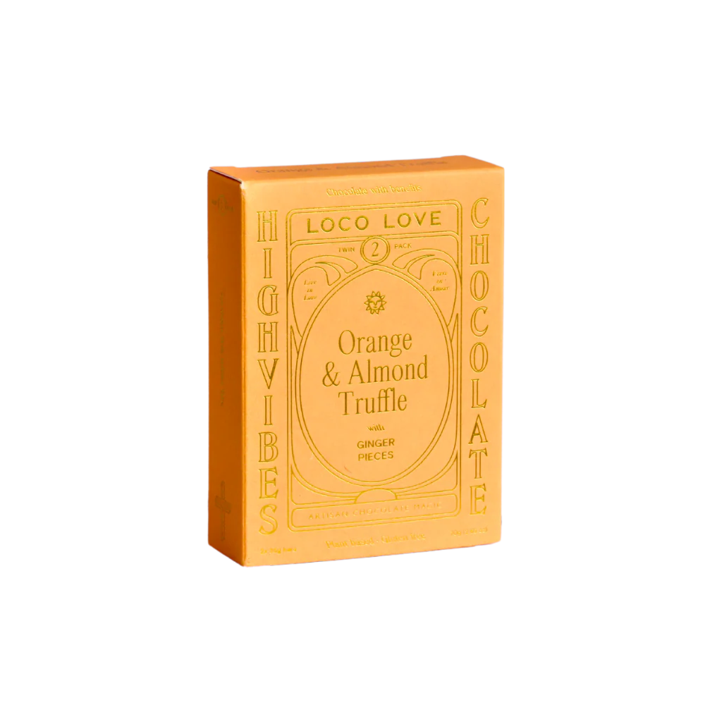 Orange Almond Truffle Chocolate Bar