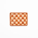 Nico Card Case - Caramel x Sienna Check
