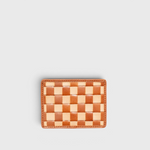 Bembien Nico Card Case - Caramel x Sienna Check