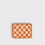 Bembien Nico Card Case - Caramel x Sienna Check