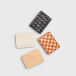 Nico Card Case - Caramel x Sienna Check — view 3