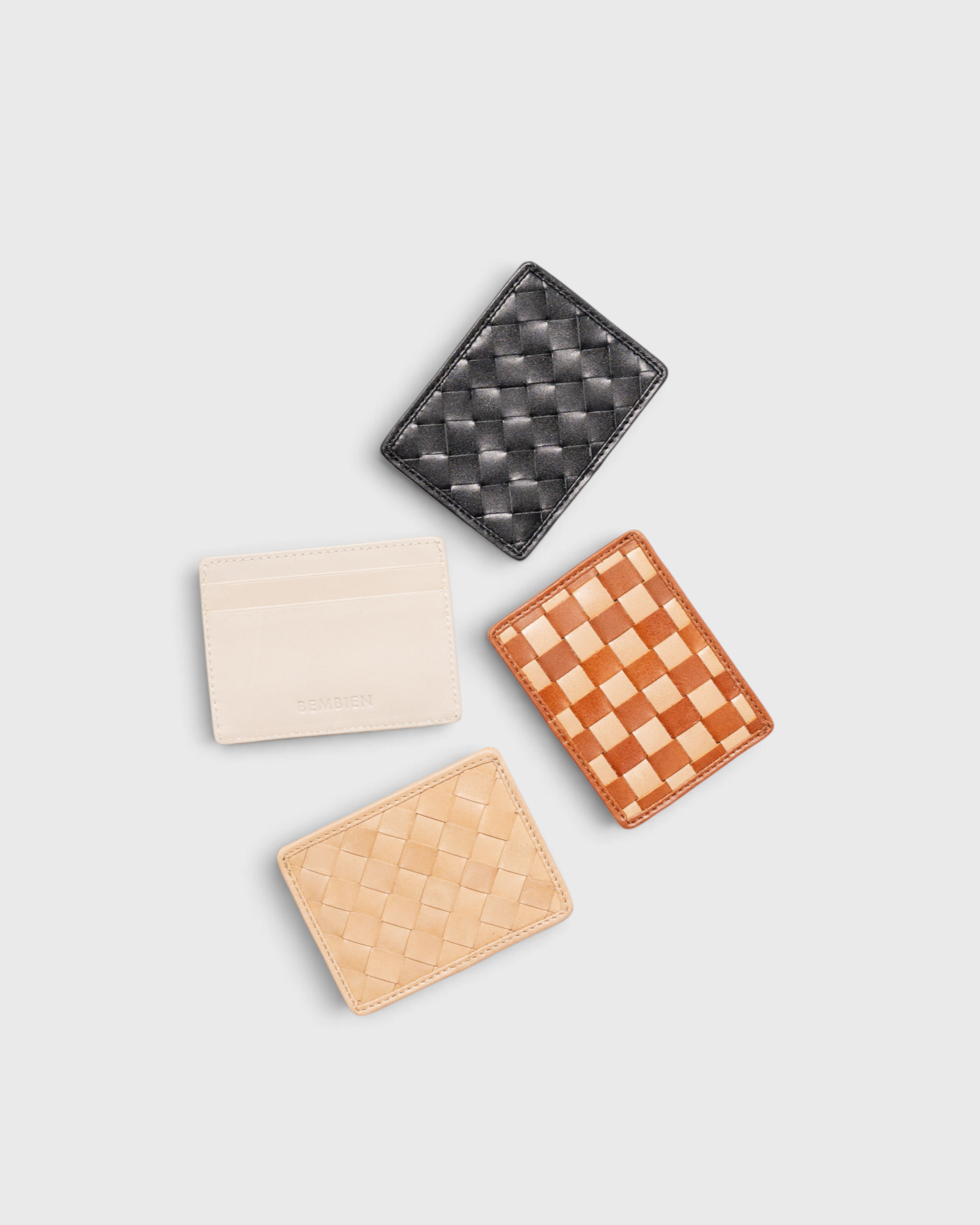 Nico Card Case - Caramel x Sienna Check — view 3