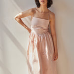 Beth Dress - Pink Stripes
