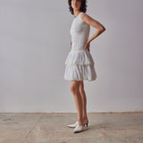 Emilia Dress - White view from side