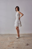 Emilia Dress - White view from side