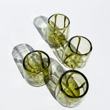 Olivia Short Glass - Green
